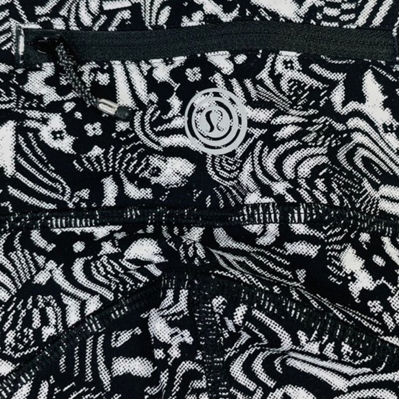 *RARE* Lululemon Speed Tight V *SW 2017 Seawheeze - WBCO / Black SZ 6 - Picture 4 of 8